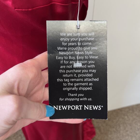 Red Satin Dress ASO How To Lose a Guy in 10 Days Formal Maxi NWT 12P - Picture 6 of 13